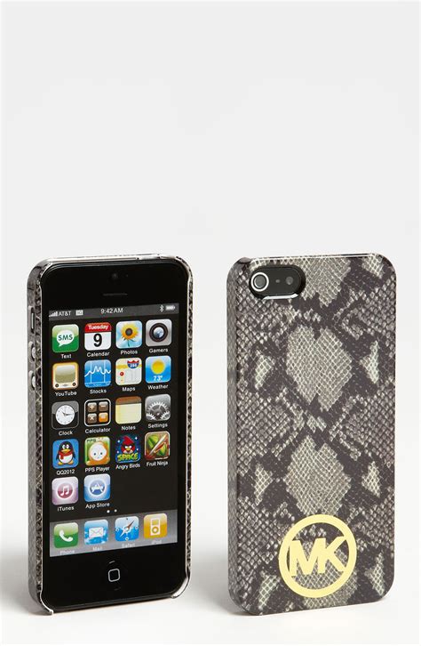 michael kors iphone 5 case leopard print|Michael Kors iPhone 15 case.